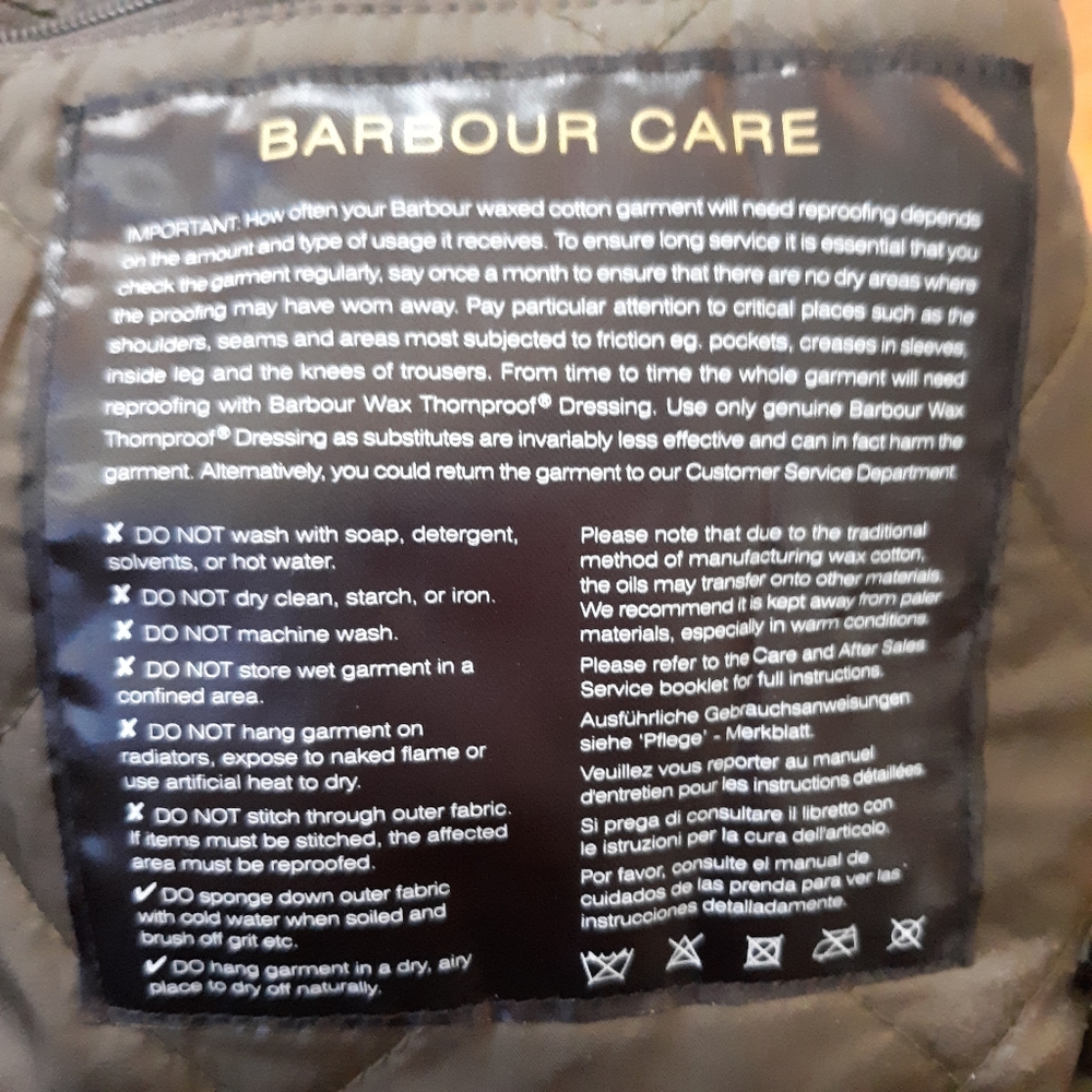 BARBOUR Sapper Waxed Cotton Jacket - XL - Picture 3 of 4